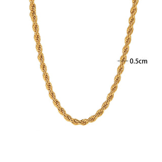 18K Gold Vintage Simple Cuban Chains - SMODDO 