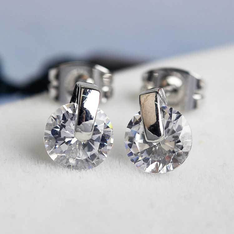 Zirconium stud earrings - SMODDO 