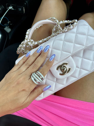 Luxury cocktail ring with chanel bag 