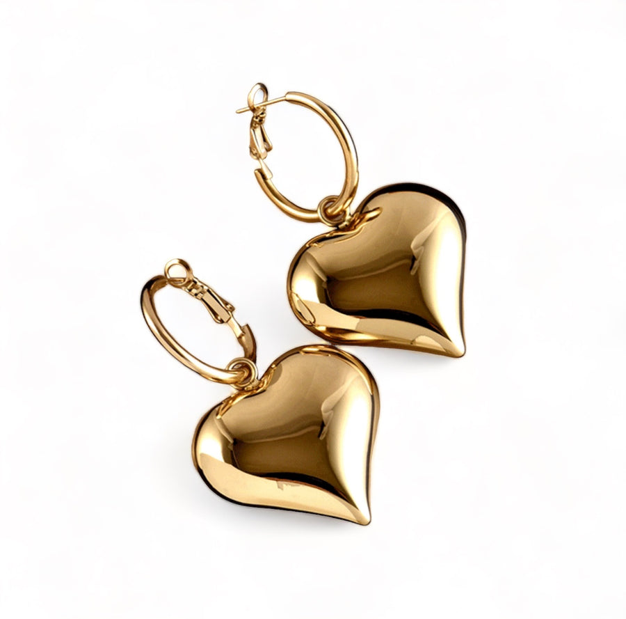 Bold Love Heart Earrings - SMODDO 