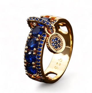 Royal Blue Charm Ring - SMODDO 
