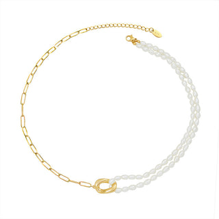 Freshwater Pearl Clasp Necklace