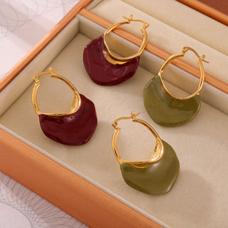 Asymmetric earrings 18K Gold