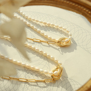 Freshwater Pearl Clasp Necklace