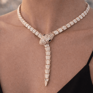 Gold Serpent Necklace - SMODDO