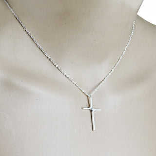 Cross with Cubic Zirconia-Necklaces-SMODDO